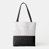 Personalisierte Braut-Tasche Tasche (Rückseite)