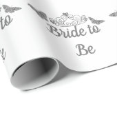 Personalisierte Braut, zum Verpackungspapier zu Geschenkpapier (Rolleneckpunkt)