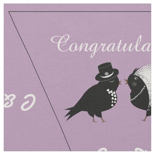 Personalisierte Brautbärenjagd Stoff (Nahaufnahme)