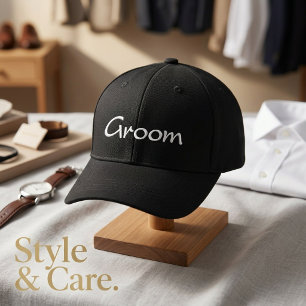Personalisierte Bräutigam-Baseballkappe mit Sticke Bestickte Baseballkappe