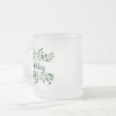 Personalisierte Brautjungfer Geschenke | Geschenke Mattglastasse (Vorderseite Links)