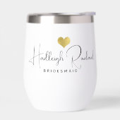 Personalisierte Brautjungfer-Handschrift-Name (Links)