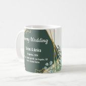 Personalisierte Brautjungfer Kaffeetasse (Vorderseite Links)