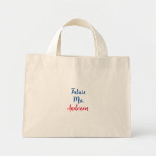 Personalisierte Brautjungfer-Taschen Mini Stoffbeutel
