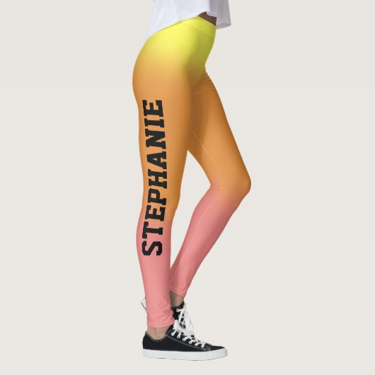 Personalisierte Breite Leggings (Rechts)