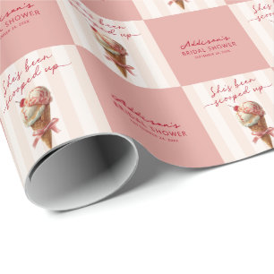 Personalisierte Bridal Shower - Sie wurde aufgegab Geschenkpapier