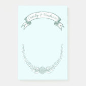 Personalisierte Bride and Groom Post-it®-Notizen Post-it Klebezettel (Vorderseite)