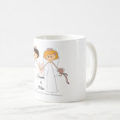 Personalisierte Bride & Bride-Tasse Kaffeetasse (VorderseiteRechts)