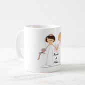 Personalisierte Bride & Bride-Tasse Kaffeetasse (Vorderseite Links)