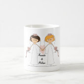 Personalisierte Bride & Bride-Tasse Kaffeetasse (Mittel)