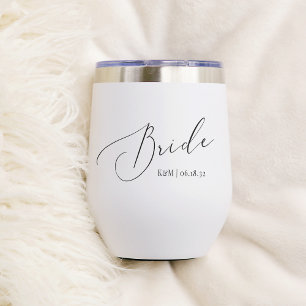 Personalisierte Bride Script Wedding