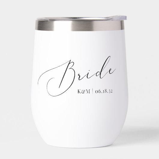 Personalisierte Bride Script Wedding (Links)