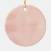 Personalisierte Bridesmaid Blumengeschenk Keramik Ornament (Hinten)