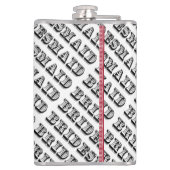 Personalisierte Bridesmaid-Flasche Flachmann (Rückseite)
