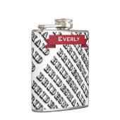 Personalisierte Bridesmaid-Flasche Flachmann (Rechts)