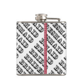 Personalisierte Bridesmaid-Flasche Flachmann (Rückseite)