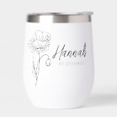 Personalisierte Bridesmaid-Geschenk für Schwarz un (Links)