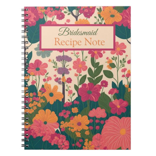Personalisierte Bridesmaid-Geschenkidee Notizblock (Vorderseite)