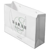 Personalisierte Bridesmaid Große Geschenktüte (Vorderseite Schrägansicht)