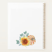 Personalisierte Bridesmaid Hochzeit im Herbst Them Planer (Rückseite)