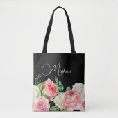 Personalisierte Bridesmaid in Floral Tasche (Vorderseite)