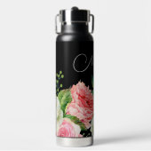 Personalisierte Bridesmaid in Floral Trinkflasche (Vorderseite)
