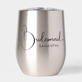 Personalisierte Bridesmaid Typografie