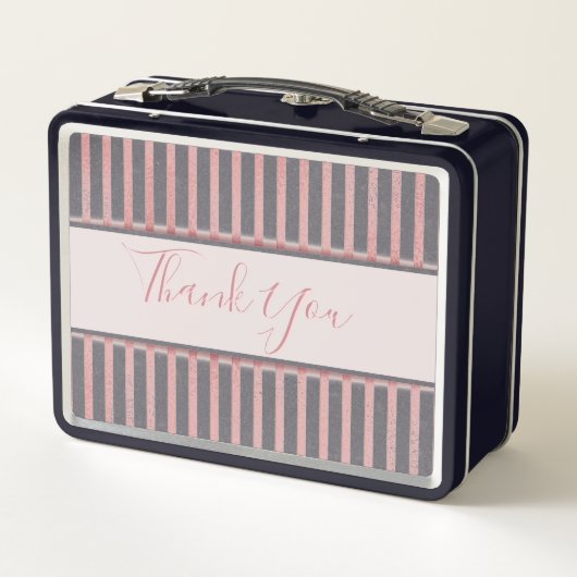 Personalisierte Bridesmaid-Vorschlag Box Steampunk Metall Brotdose (Rückseite)