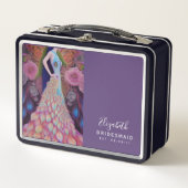 Personalisierte Bridesmaid-Vorschlag Metall Brotdose (Vorderseite)