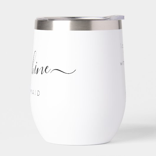 Personalisierte Bridesmaid Vorschlag Name Wedding (Links)