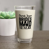 Personalisierte Bridesmaid Wedglass Tumbler
