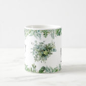 Personalisierte Bridesmaids Monogram Greenerity We Kaffeetasse (Mittel)