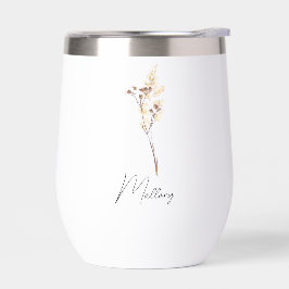 Personalisierte Bridesmaier geben Blumengeschenke,