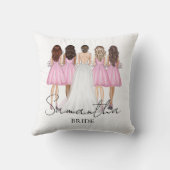 Personalisierte Bridge-Individuelle Name Kissen (Rückseite)