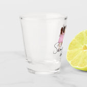 Personalisierte Bridge-Individuelle Name Schnapsglas (Links)