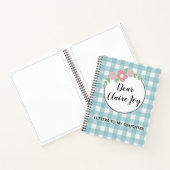 Personalisierte Briefe an mein Töchterjournal Notizblock (Innenseite)