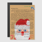 Personalisierte Briefe aus dem Santa Magnetkarte (Vorne/Hinten)