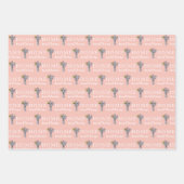 Personalisierte Briefkasten-Zahlenumrandungspapier Geschenkpapier Set (Vorderseite 3)