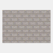 Personalisierte Briefkasten-Zahlenumrandungspapier Geschenkpapier Set (Vorderseite 3)