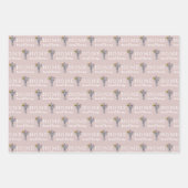 Personalisierte Briefkasten-Zahlenumrandungspapier Geschenkpapier Set (Vorderseite 2)