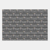 Personalisierte Briefkasten-Zahlenumrandungspapier Geschenkpapier Set (Vorderseite 3)