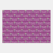 Personalisierte Briefkasten-Zahlenumrandungspapier Geschenkpapier Set (Vorderseite 3)