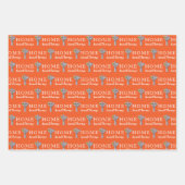 Personalisierte Briefkasten-Zahlenumrandungspapier Geschenkpapier Set (Vorderseite 2)