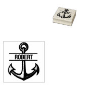 Personalisierte Briefmarke aus Ankergummi mit Indi Gummistempel (Stempel)