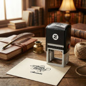 Personalisierte Briefmarke aus Birthday-Selbstfärb Permastempel