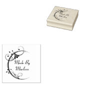 Personalisierte Briefmarke aus Holz Gummistempel (Stempel)