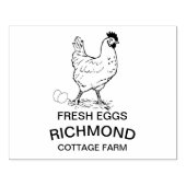 Personalisierte Briefmarke aus Kautschuk - frische Gummistempel (Prägung)