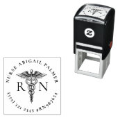 Personalisierte Briefmarke aus Kautschuk mit Caduc Permastempel (Beispiel)