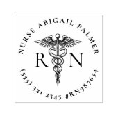 Personalisierte Briefmarke aus Kautschuk mit Caduc Permastempel (Design)