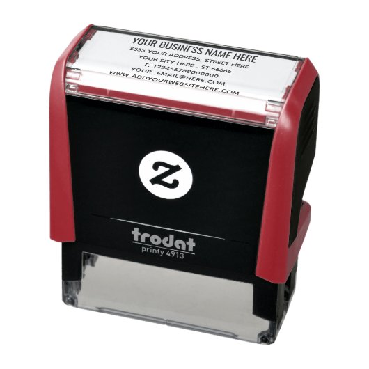Personalisierte Briefmarke der Geschäftsadresse Permastempel (Produkt)
